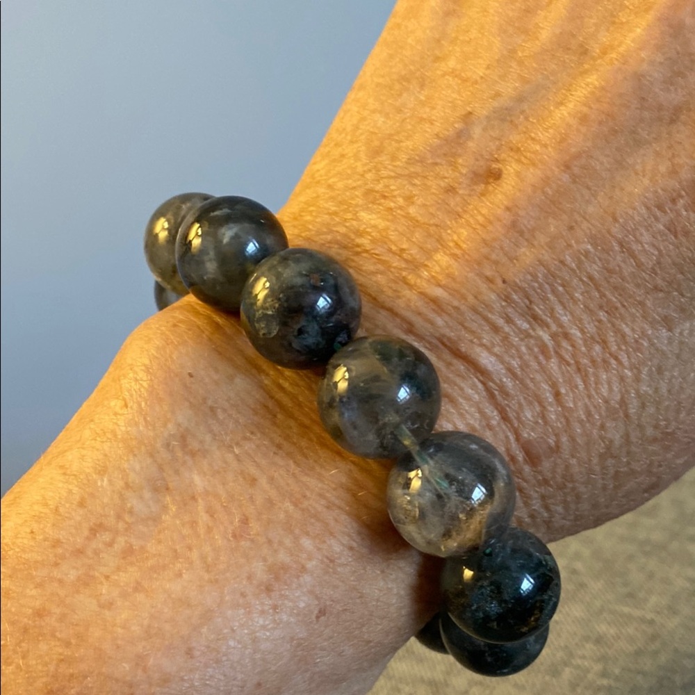 Natural Agate Beaded Bracelet